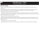 Preview for 1 page of Zircon MetalliScanner MT X User Manual