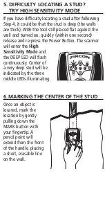 Preview for 7 page of Zircon StudSensor 70 User Manual