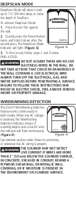 Preview for 4 page of Zircon StudSensor A150 User Manual