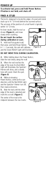 Preview for 3 page of Zircon StudSensor L30 User Manual