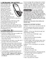 Preview for 2 page of Zircon StudSensor L50 User Manual