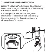 Preview for 8 page of Zircon StudSensor L70 OneStep User Manual