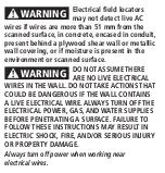 Preview for 9 page of Zircon StudSensor L70 OneStep User Manual