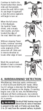 Preview for 3 page of Zircon StudSensor Pro User Manual