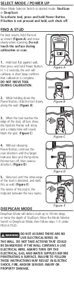 Preview for 3 page of Zircon StudSensor Pro55 User Manual