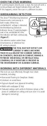 Preview for 4 page of Zircon StudSensor Pro55 User Manual