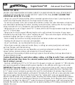 Предварительный просмотр 1 страницы Zircon SuperScan H1 User Manual