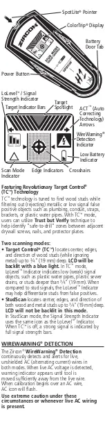 Preview for 2 page of Zircon SuperScan H1 User Manual