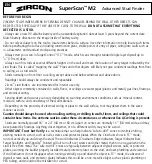 Preview for 1 page of Zircon SuperScan M2 User Manual