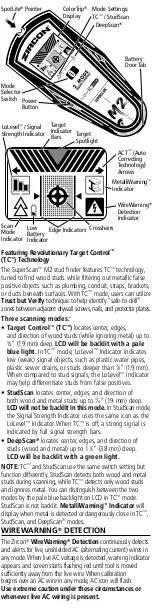 Preview for 2 page of Zircon SuperScan M2 User Manual