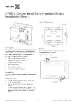 Preview for 1 page of Ziton A70E-2 Installation Sheet