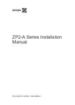 Preview for 1 page of Ziton ZP2-AF2-P Installation Manual