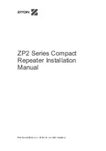 Ziton ZP2-ER-C Installation Manual предпросмотр