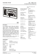 Preview for 1 page of Ziton ZP3-RDUB1 Installation Sheet