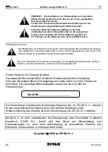 Preview for 26 page of Zivan C38870 Installation And User Manual