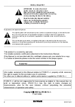 Preview for 2 page of Zivan NG1 Installation And User Manual