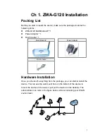 Preview for 4 page of Ziwell Wireless LAN Device Series ZWA-G120 User Manual