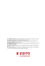 Предварительный просмотр 22 страницы Zizito S900 Instructions For Use Manual