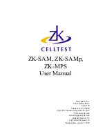 ZK Celltest ZK-MPS User Manual preview