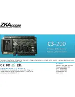 Предварительный просмотр 23 страницы ZKaccess C3-200 Installation Manual