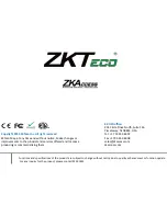 Предварительный просмотр 30 страницы ZKaccess F18 Installation Manual