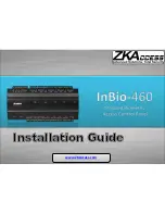 ZKaccess Inbio460 Installation Manual предпросмотр