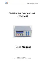 ZKETECH EBC-A05 User Manual preview