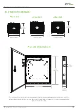 Предварительный просмотр 15 страницы ZKTeco Atlas Bio Series Installation Manual