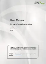 ZKTeco BG1045L-LED User Manual preview