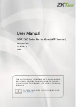 ZKTeco BGM1000 Series User Manual preview
