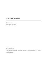 Preview for 1 page of ZKTeco F18I User Manual