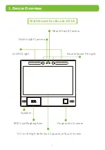 Предварительный просмотр 2 страницы ZKTeco FaceKiosk-H13A Quick Start Manual