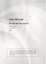 Preview for 1 page of ZKTeco FBL200 User Manual