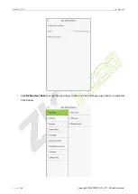 Предварительный просмотр 33 страницы ZKTeco Green Label ProFace X User Manual