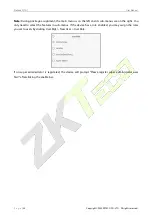 Предварительный просмотр 34 страницы ZKTeco Green Label ProFace X User Manual