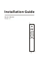 ZKTeco HBL400 Installation Manual preview