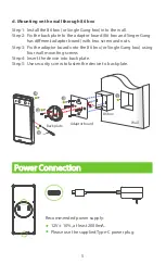 Предварительный просмотр 6 страницы ZKTeco Horus Quick Start Manual