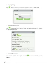 Предварительный просмотр 34 страницы ZKTeco InBio160 User Manual