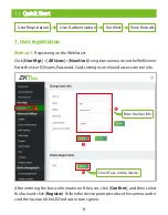 Предварительный просмотр 9 страницы ZKTeco KF1000 Series Quick Start Manual