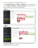 Предварительный просмотр 10 страницы ZKTeco KF1000 Series Quick Start Manual