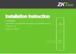 ZKTeco L 6800 Installation Instruction preview