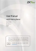 ZKTeco LB330 User Manual preview