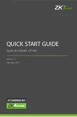 ZKTeco OP-400 Quick Start Manual preview