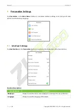 Предварительный просмотр 59 страницы ZKTeco RevFace15 User Manual