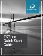 Предварительный просмотр 1 страницы ZKTeco SF1005-V+ Quick Start Manual