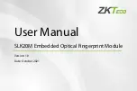 ZKTeco SLK20M User Manual preview