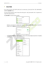 Предварительный просмотр 34 страницы ZKTeco SpeedFace M1 User Manual