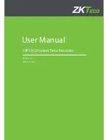 ZKTeco STP10 User Manual preview