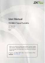 ZKTeco TS5000A Series User Manual предпросмотр