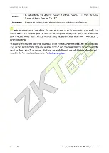 Preview for 25 page of ZKTeco uFace Plus Series User Manual